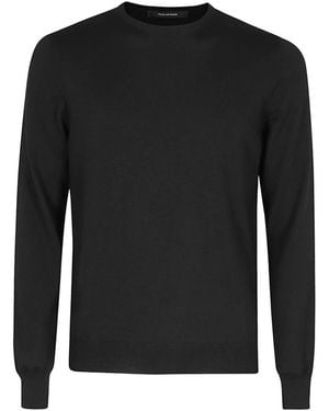 Tagliatore Round-Neck Knitwear - Nero