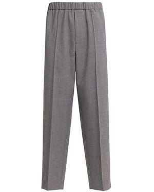 Seven Gauge Straight Trousers - Grey
