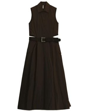 Imperial Midi Dresses - Negro