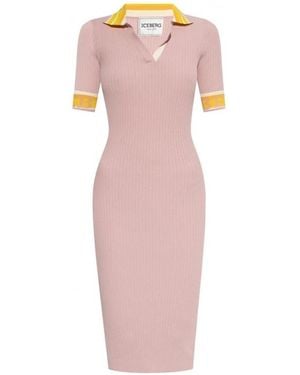 Iceberg Knitted Dresses - Pink