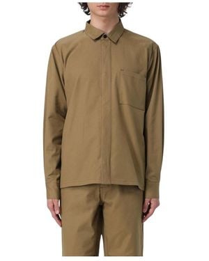 GR10K Zand Katoenen Shirt Stijlvol Veelzijdig - Groen