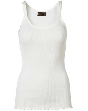 Rosemunde Sleeveless Tops - Blanc