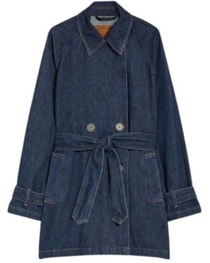 Pennyblack Belted Coats - Blue