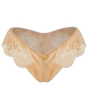 DSquared² Slips Met Kanten Inzetstukken - Naturel