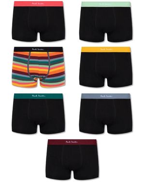 Paul Smith Ondergoed ,Veelkleurig ,Katoen Boxers Zevendelige Set - Zwart