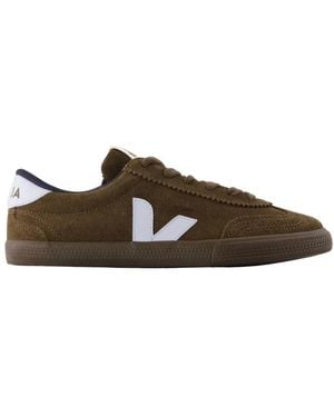 Veja Bruin Leren Volley Sneakers