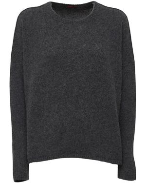 Apuntob Round-Neck Knitwear - Black