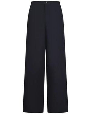 Jil Sander Wide Trousers - Blue