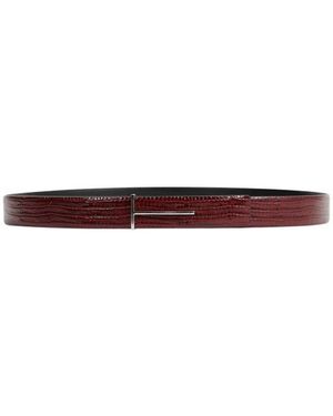 Tom Ford Slim T Gürtel - Braun