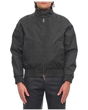 Fendi Bomber Jackets - Grey