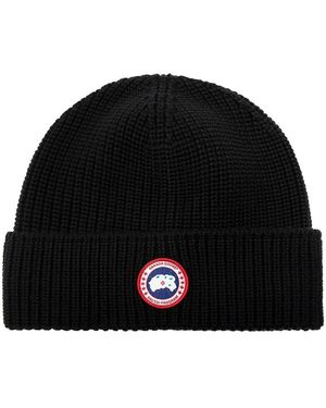 Canada Goose Rib Toque Muts - Zwart