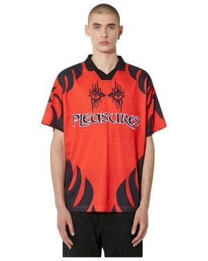 Pleasures Polo Hemden - Rood