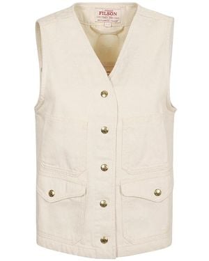 Filson Vests - Natural