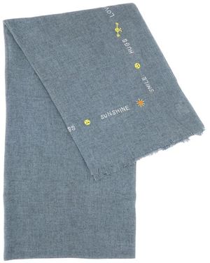 BENARAS BY CITRUS Winter Scarves - Azul