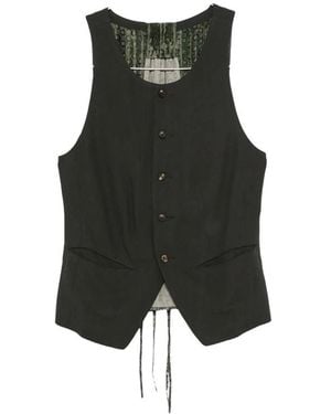 Ziggy Chen Waistcoats - Green