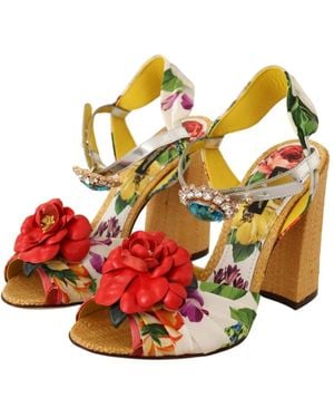 Dolce & Gabbana High Heel Sandals - Bianco