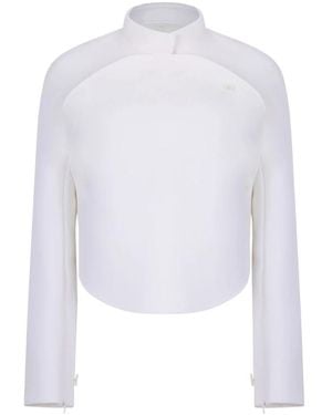 Courreges Asymmetrische Cirkeljas - Wit