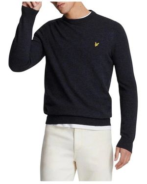 Lyle & Scott Round-Neck Knitwear - Blue