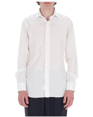 Barba Napoli Casual Shirts - White
