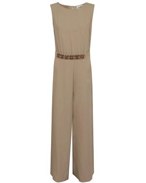 P.A.R.O.S.H. P.A.R.O..H. ,Jumpsuits & Playsuits ,Leer Panty 26 Cady Overall - Naturel