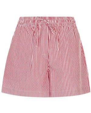 P.A.R.O.S.H. Korte Broeken ,Roze ,Katoen Cashine Shorts - Rood