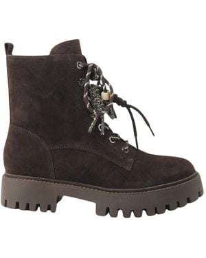 Guess Lace-Up Boots - Noir