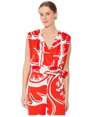 Suncoo Tops ,Rood ,Polyester Top Larisa