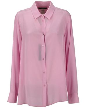 Weekend by Maxmara Reine Seiden Crepe De Chine Bluse - Pink