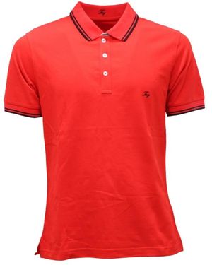 Fay Polo Shirts - Red