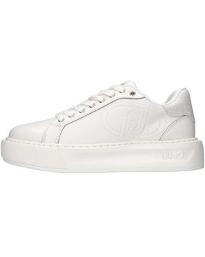 Liu Jo Schoenen ,Wit ,Leer Sneakers