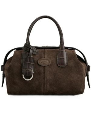 Tod's Tassen ,Bruin ,Leer Di Bag Tote - Zwart