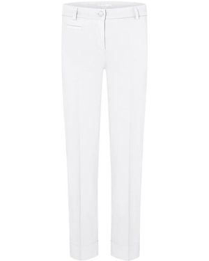 Cambio Slim-Fit Trousers - White