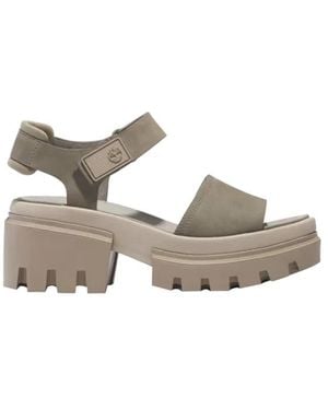 Timberland High Heel Sandals - Grey