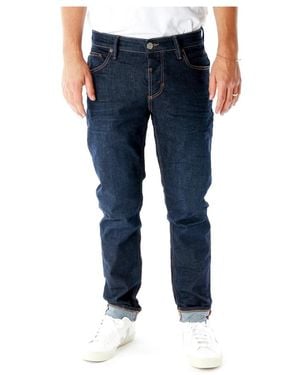 Blue De Gênes Slim Tapered Fit Jeans - Blau