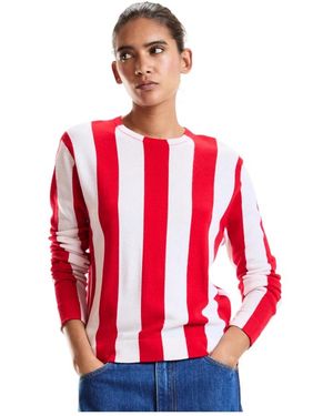 Cynthia Rowley Round-Neck Knitwear - Rouge