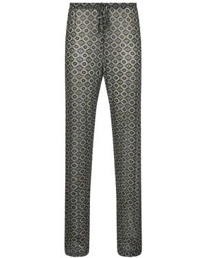 Dries Van Noten Slim-Fit Trousers - Grey