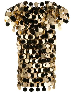 Rabanne Overhemden ,Geel ,Sparkle Disc Top