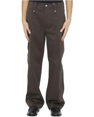 Burberry Wide Trousers - Grey