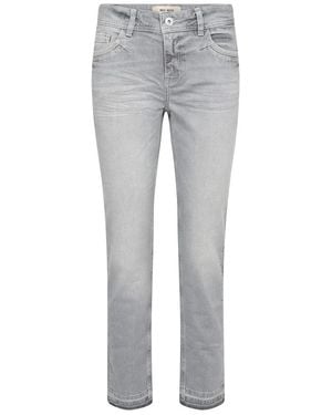 Mos Mosh Cropped Jeans - Grey