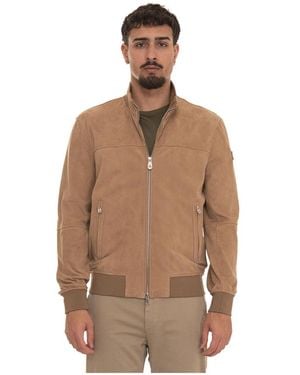 Peuterey Leather Jackets - Brown