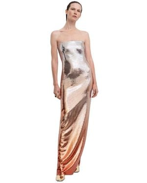 Galvan London Ombre Bandeau Kleid - Pink