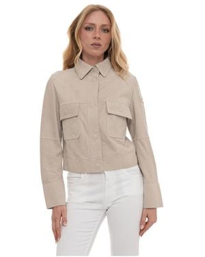 Peuterey Leather Jackets - Natural