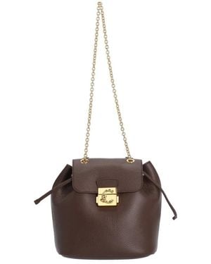 Coccinelle C-Me Lock Small Rucksack - Braun