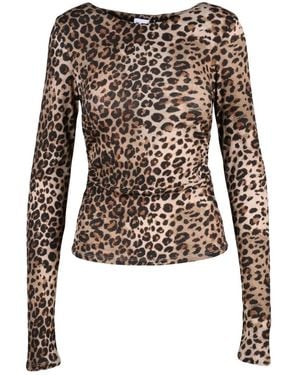 Marella Long Sleeve Tops - Marrón