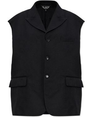 Comme des Garçons Wollen Gilet - Zwart