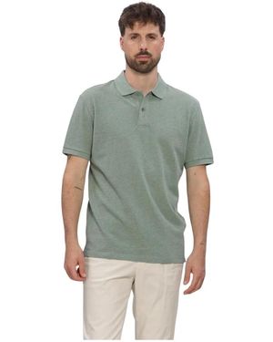 Profuomo Polo Ss Basis Pique - Groen