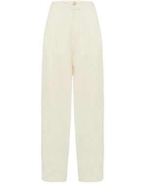 Laneus Wide Trousers - Blanco