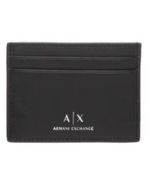 ARMANI EXCHANGE Kartenetui Aus Leder - Schwarz
