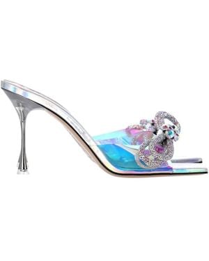 Mach & Mach Heeled Mules - Bleu