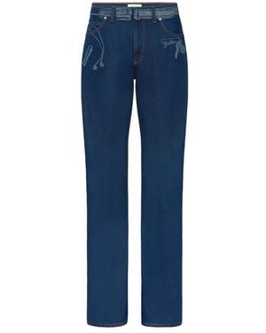 Jean Paul Gaultier Boot-Cut Jeans - Bleu